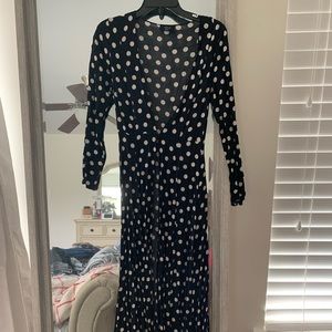 Polka Dot Maxi Cardigan